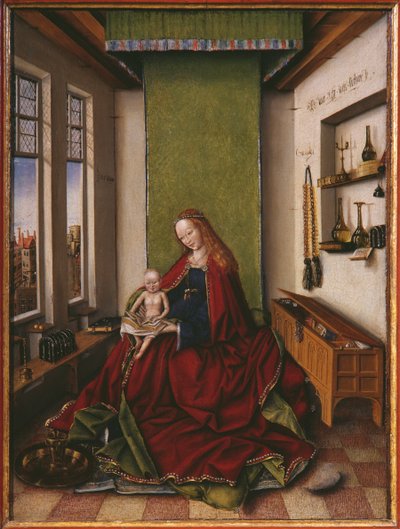 Vierge et Enfant avec un livre - Jan van Eyck